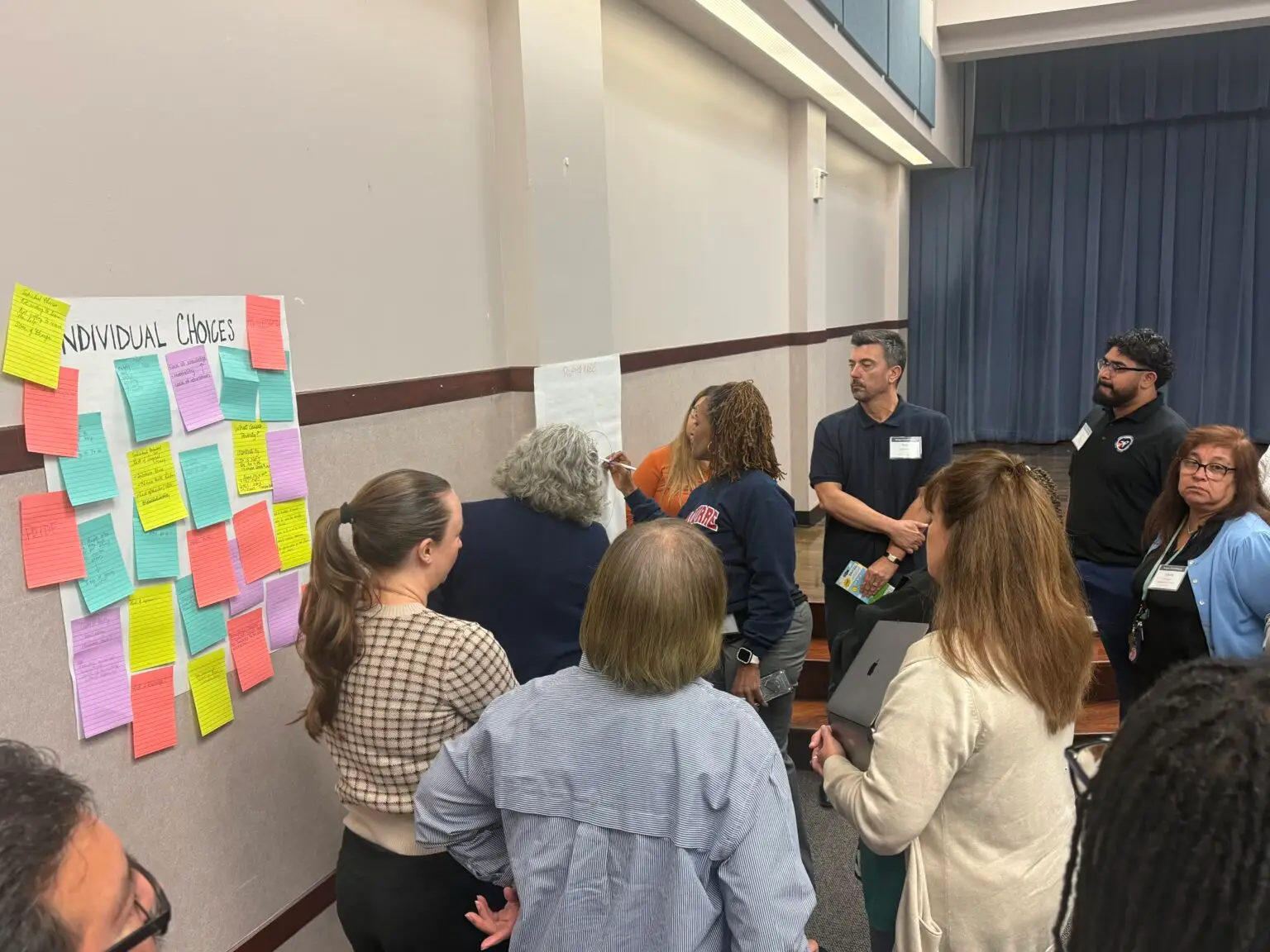 Participants sharing ideas during an EHCEC workshop